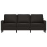Canapé à 3 places Noir 180 cm Velours 624175624175