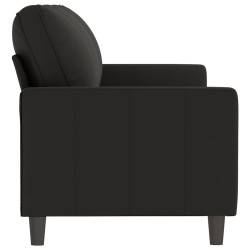 Canapé à 3 places Noir 180 cm Velours 624175624175