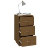  Tables de chevet 2 pcs Marron 40x40x75 cm Bois de pin massif 624183624183