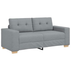 Canapé deux places gris clair 180 x 77 x 82 cm en tissu 624189624189