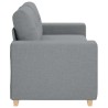 Canapé deux places gris clair 180 x 77 x 82 cm en tissu 624189624189