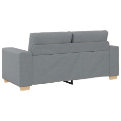 Canapé deux places gris clair 180 x 77 x 82 cm en tissu 624189624189