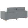 Canapé deux places gris clair 180 x 77 x 82 cm en tissu 624189624189