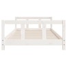 Cadre de lit pour enfants blanc 90x200 cm bois de pin massif 624191624191