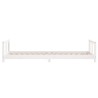 Cadre de lit pour enfants blanc 90x200 cm bois de pin massif 624191624191