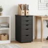 Armoire Noir 34 x 39 x 61,5 cm Bois de Pin Massif 624194624194