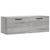 Armoire murale sonoma gris 100x36,5x35 cm bois d'ingénierie 624195624195