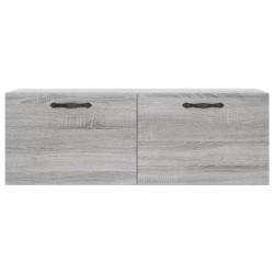 Armoire murale sonoma gris 100x36,5x35 cm bois d'ingénierie 624195624195