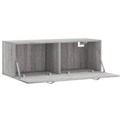 Armoire murale sonoma gris 100x36,5x35 cm bois d'ingénierie 624195624195