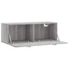 Armoire murale sonoma gris 100x36,5x35 cm bois d'ingénierie 624195624195