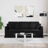 Canapé Noir 198 x 78 x 80 cm Velours 624197624197