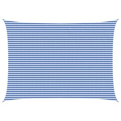 Voile d'ombre Bleu et Blanc 5 x 7 m HDPE 624200624200