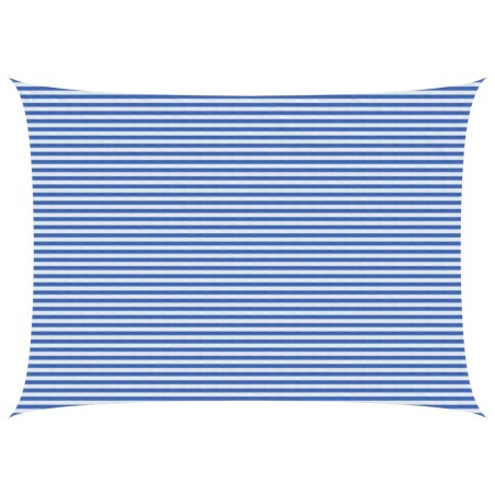 Voile d'ombre Bleu et Blanc 5 x 7 m HDPE 624200624200
