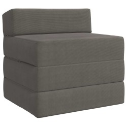 Canapé-lit pliable Gris clair 200 x 70 x 15 cm 624203624203
