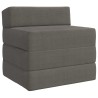 Canapé-lit pliable Gris clair 200 x 70 x 15 cm 624203624203