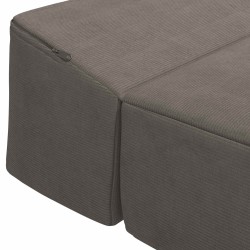 Canapé-lit pliable Gris clair 200 x 70 x 15 cm 624203624203