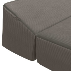 Canapé-lit pliable Gris clair 200 x 70 x 10 cm 624206624206