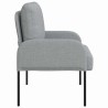 Canapés avec coussin 55cm Gris clair Contreplaqué 624211624211