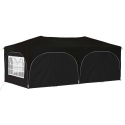 Tente de fête pop-up 575 x 288 x 245 cm Noir Tissu Oxford 624214624214