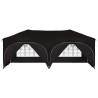 Tente de fête pop-up 575 x 288 x 245 cm Noir Tissu Oxford 624214624214