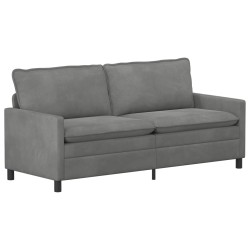 Canapé Gris foncé 196 x 81 x 87,5 cm Velours 624221624221