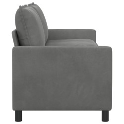 Canapé Gris foncé 196 x 81 x 87,5 cm Velours 624221624221