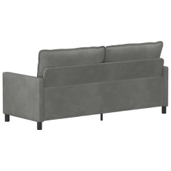 Canapé Gris foncé 196 x 81 x 87,5 cm Velours 624221624221