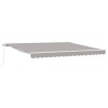 Auvent rétractable Gris clair 400 x 350 x 165 cm 624226624226