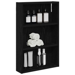 Armoire murale de salle de bain Chêne Noir 40 x 10 x 60,5 cm 624232624232