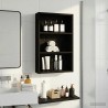 Armoire murale de salle de bain Chêne Noir 40 x 10 x 60,5 cm 624232624232