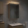 Armoire Miroir de Salle de Bain avec étagère Chêne Sonoma 624233624233