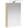 Armoire Miroir de Salle de Bain avec étagère Chêne Sonoma 624233624233