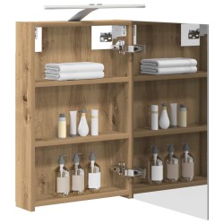Armoire Miroir de Salle de Bain Chêne artisan 624234624234