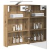 Armoire Miroir de Salle de Bain Chêne artisan 624234624234