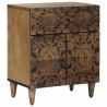 Armoire de lit Marron 50 x 33 x 60 cm Bois de mangue massif 624238624238