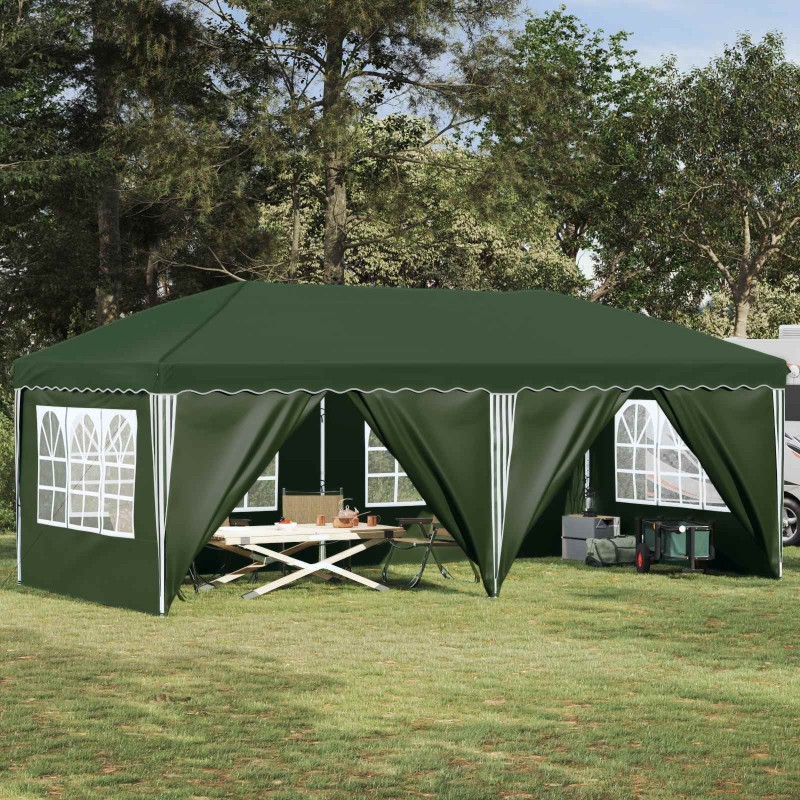 Tente de fête pop-up 575 x 288 x 245 cm Vert 624239624239