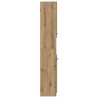 Armoire de bain chêne artisanal 32x34x188,5cm bois d'ingénierie 624244624244