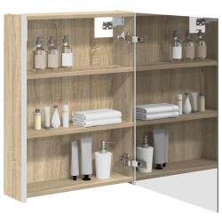 Armoire Miroir de Salle de Bain Chêne Sonoma 624251624251