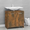 Armoire de bain Chêne fumé 60x33x60 cm Bois d'ingénierie 624267624267
