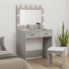 Table de Toilette avec tiroir Gris Sonoma 78,5 x 41 x 135 cm 624275624275