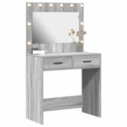 Table de Toilette avec tiroir Gris Sonoma 78,5 x 41 x 135 cm 624275624275