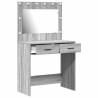 Table de Toilette avec tiroir Gris Sonoma 78,5 x 41 x 135 cm 624275624275