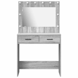 Table de Toilette avec tiroir Gris Sonoma 78,5 x 41 x 135 cm 624275624275