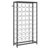 Casier à bouteilles de 45 bouteilles noir 54x18x100cm fer forgé 624286624286