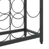 Casier à bouteilles de 45 bouteilles noir 54x18x100cm fer forgé 624286624286