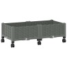 Jardinière avec Roues Gris clair 80 x 40 x 33 cm PP 624287624287