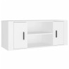 Meuble TV Blanc 100x35x40 cm Bois d'ingénierie 624288624288
