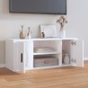 Meuble TV Blanc 100x35x40 cm Bois d'ingénierie 624288624288