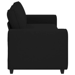 Canapé à 3 places noir 220x77x82 cm tissu 624290624290