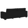 Canapé à 3 places noir 220x77x82 cm tissu 624290624290